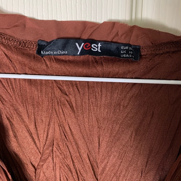 Yest | Genay Crinkle Raw Hem Tunic Dress - 6-8 - Picture 2 of 3